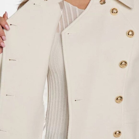 GUESS Elegant High-End Cream White - Coat - size S - NEW - Picture 15 of 16